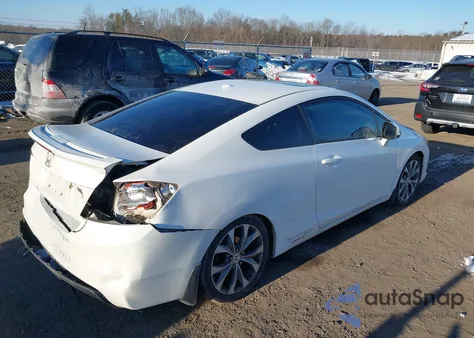 2012 Honda Civic Si z USA, uszkodzony, nr VIN 2HGFG4A58CH702740